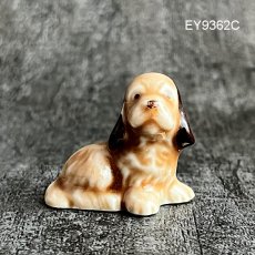 画像12: (在庫3) 英国WADE社 ENGLAND Whimsies お座りコッカースパニエル犬 ウェードウィムズィーズ ミニチュアフィギュア 陶製犬雑貨 (12)