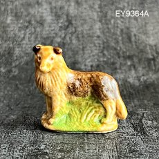 画像2: (在庫1/2) 英国 1971-1984年 WADE社 ENGLAND Whimsies コリー犬 ウェードウィムズィーズ ミニチュアフィギュア 陶製犬雑貨 (2)