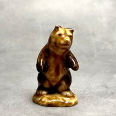 画像1: イギリス WADE社 Whimsies コディアックヒグマ Kodiak bear ENGLAND ウェードウィムズィーズ ミニチュアフィギュア (1)