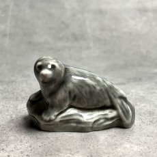 画像1: イギリス 1992-1997年 WADE社 Whimsies Snow Life Seal Pup アザラシ ENGLAND ウェードウィムズィーズ (1)