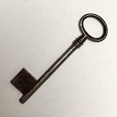 画像4: フランス アンティーク/ヴィンテージ鍵 古いカギ 家具 海外インテリア雑貨(約 長さ9.5cm) (4)