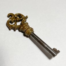 画像3: フランス アンティーク/ヴィンテージ鍵 装飾ハンドル (約 長さ8.5cm) (3)