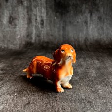 画像6: 英国 FOREIGN ミニチュアダックスフンド 犬陶製置物 イギリスアンティーク (6)