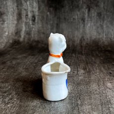 画像4: 英国 1920-1950年代 アンティーク 陶器 ブルドック犬 ポーツマス PORTSMOUTH クレストウェア CREST WARE (4)