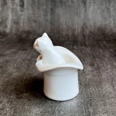 画像6: 英国 1920-1950年代 アンティーク 陶器 帽子の中の仔猫 ポーツマス PORTSMOUTH クレストウェア CREST WARE (6)