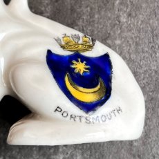 画像8: 英国 1920-1950年代 アンティーク 陶器 猫 ねこ ポーツマス PORTSMOUTH クレストウェア CREST WARE (8)