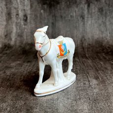 画像4: 英国 1920-1950年代 アンティーク 陶器 馬 ホース サウスシー SOUTHSEA クレストウェア CREST WARE (4)