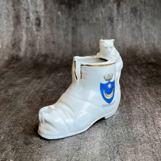 画像3: 英国 1920-1950年代 アンティーク 陶器 靴で追いかけあいっこ猫とねずみ ポーツマス PORTSMOUTH クレストウェア CREST WARE (3)