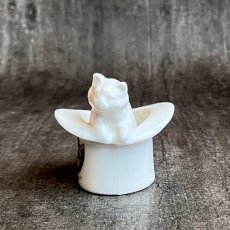 画像3: 英国 1920-1950年代 アンティーク 陶器 帽子の中の仔猫 ポーツマス PORTSMOUTH クレストウェア CREST WARE (3)
