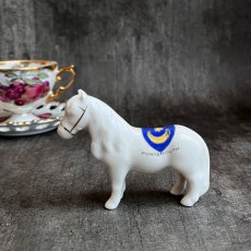 画像1: 英国 1920-1950年代 アンティーク 陶器 馬 ポーツマス PORTSMOUTH クレストウェア CREST WARE (1)
