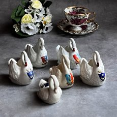 画像12: 英国 1920-1950年代 アンティーク 陶器 スワン 白鳥 ポーツマス PORTSMOUTH クレストウェア CREST WARE (12)