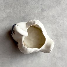 画像8: 英国 1920-1950年代 アンティーク 陶器 スワン 白鳥 ポーツマス PORTSMOUTH クレストウェア GEMMA CREST WARE EY9989 (8)