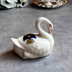 画像4: 英国 1920-1950年代 アンティーク 陶器 スワン 白鳥 ポーツマス PORTSMOUTH クレストウェア CREST WARE (4)