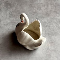画像7: 英国 1920-1950年代 アンティーク 陶器 スワン 白鳥 ポーツマス PORTSMOUTH クレストウェア GEMMA CREST WARE EY9989 (7)
