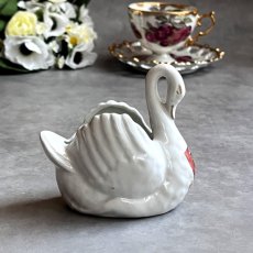 画像10: 英国 1920-1950年代 アンティーク 陶器 スワン 白鳥 サウスシー SOUTHSEA クレストウェア CREST WARE EY9990 (10)