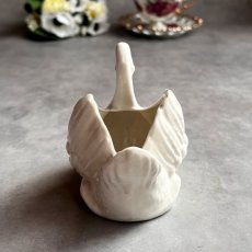 画像5: 英国 1920-1950年代 アンティーク 陶器 スワン 白鳥 ポーツマス PORTSMOUTH クレストウェア GEMMA CREST WARE (5)