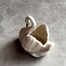 画像7: 英国 1920-1950年代 アンティーク 陶器 スワン 白鳥 ポーツマス PORTSMOUTH クレストウェア GEMMA CREST WARE (7)