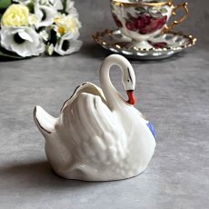 画像12: 英国 1920-1950年代 アンティーク 陶器 スワン 白鳥 ポーツマス PORTSMOUTH クレストウェア GEMMA CREST WARE EY9989 (12)