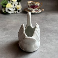 画像3: 英国 1920-1950年代 アンティーク 陶器 スワン 白鳥 サウスシー SOUTHSEA クレストウェア CREST WARE EY9990 (3)