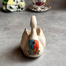 画像3: 英国 1920-1950年代 アンティーク 陶器 スワン 白鳥 サウスシー SOUTHSEA クレストウェア CARLTON CREST WARE (3)