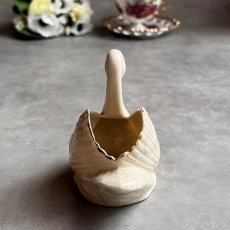 画像5: 英国 1920-1950年代 アンティーク 陶器 スワン 白鳥 サウスシー SOUTHSEA クレストウェア CARLTON CREST WARE (5)