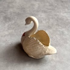 画像7: 英国 1920-1950年代 アンティーク 陶器 スワン 白鳥 サウスシー SOUTHSEA クレストウェア CARLTON CREST WARE (7)