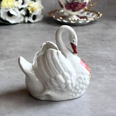 画像10: 英国 1920-1950年代 アンティーク 陶器 スワン 白鳥 サウスシー SOUTHSEA クレストウェア GEMMA CREST WARE (10)
