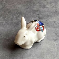 画像2: 英国 1920-1950年代 アンティーク 陶器 うさぎ 兎 ポーツマス PORTSMOUTH クレストウェア CREST WARE (2)