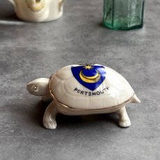 画像3: 英国 1920-1950年代 アンティーク 陶器 リクガメ 亀 ポーツマス CARLTON PORTSMOUTH クレストウェア CREST WARE (3)
