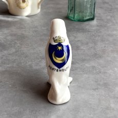 画像5: 英国 1920-1950年代 アンティーク 陶器 鳥 Bird ARCADIAN ポーツマス PORTSMOUTH クレストウェア CREST WARE (5)