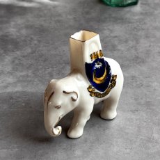 画像2: 英国 1920-1950年代 アンティーク 陶器 ゾウ ポーツマス PORTSMOUTH クレストウェア CREST WARE (2)
