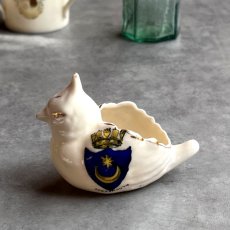 画像1: 英国 1920-1950年代 アンティーク 陶器 水鳥 ポーツマス PORTSMOUTH クレストウェア CREST WARE (1)