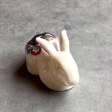 画像3: 英国 1920-1950年代 アンティーク 陶器 うさぎ 兎 ポーツマス PORTSMOUTH クレストウェア CREST WARE (3)
