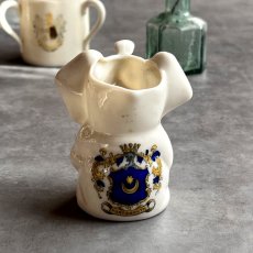 画像3: 英国 1920-1950年代 アンティーク 陶器 お座りゾウ J.W.MILLS ポーツマス PORTSMOUTH クレストウェア CREST WARE (3)