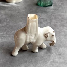 画像4: 英国 1920-1950年代 アンティーク 陶器 ゾウ ポーツマス PORTSMOUTH クレストウェア CREST WARE (4)