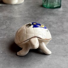 画像4: 英国 1920-1950年代 アンティーク 陶器 リクガメ 亀 ポーツマス CARLTON PORTSMOUTH クレストウェア CREST WARE (4)