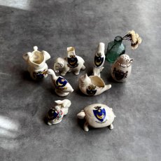 画像9: 英国 1920-1950年代 アンティーク 陶器 ゾウ ポーツマス PORTSMOUTH クレストウェア CREST WARE (9)