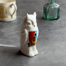 画像2: 英国 1920-1950年代 アンティーク 陶器 ミミズク 鳥 ふくろう サウスシー SOUTHSEA クレストウェア CREST WARE (2)