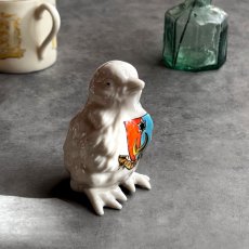 画像1: 英国 1920-1950年代 アンティーク 陶器 小鳥 サウスシー SOUTHSEA クレストウェア CREST WARE (1)
