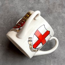 画像9: 英国 1920-1950年代 アンティーク 陶器 3ハンドルカップ W.H.GOSS  紋章 クレストウェア CREST WARE (9)