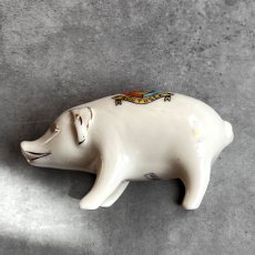 画像8: 英国 1920-1950年代 アンティーク 陶器 ブタ サウスシー SOUTHSEA クレストウェア CREST WARE (8)