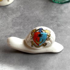 画像2: 英国 1920-1950年代 アンティーク 陶器 カタツムリ GRAFTON & SONS サウスシー SOUTHSEA クレストウェア CREST WARE (2)