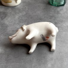 画像10: 英国 1920-1950年代 アンティーク 陶器 ブタ サウスシー SOUTHSEA クレストウェア CREST WARE (10)