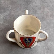 画像6: 英国 1920-1950年代 アンティーク 陶器 3ハンドルカップ W.H.GOSS  紋章 クレストウェア CREST WARE (6)