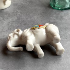 画像10: 英国 1920-1950年代 アンティーク 陶器 ゾウ 象 サウスシー SOUTHSEA クレストウェア CREST WARE (10)