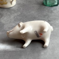 画像9: 英国 1920-1950年代 アンティーク 陶器 ブタ サウスシー SOUTHSEA クレストウェア CREST WARE (9)