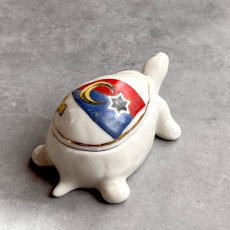 画像7: 英国 1920-1950年代 アンティーク 陶器 亀BOX 陶製ボックス サウスシー SOUTHSEA クレストウェア CREST WARE (7)