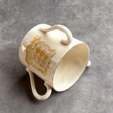 画像7: 英国 1920-1950年代 アンティーク 陶器 3ハンドルカップ ENGLAND 紋章 クレストウェア CREST WARE (7)