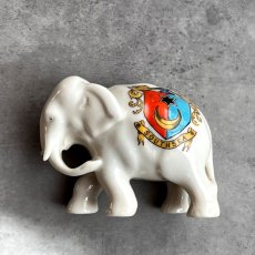 画像6: 英国 1920-1950年代 アンティーク 陶器 ゾウ 象 GRAFTON & SONS サウスシー SOUTHSEA クレストウェア CREST WARE (6)