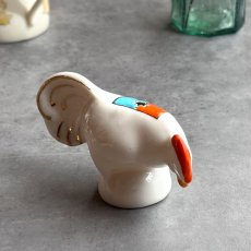 画像3: 英国 1920-1950年代 アンティーク 陶器 ニワトリ 鳥 サウスシー SOUTHSEA クレストウェア CREST WARE (3)